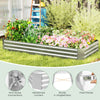 Lucktree Galvanized Raised Garden Bed