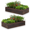 Lucktree 45" x 23" Fir Wood Raised Garden Bed (1/2)