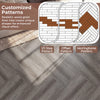 Lucktree 24/48-Pack Vinyl Flooring Planks 36" x 6", 36/72 Sq.Ft