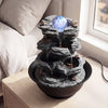 Lucktree Tabletop Water Fountain with LED Lights