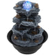 Lucktree Tabletop Water Fountain with LED Lights