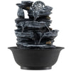 Lucktree Tabletop Water Fountain with LED Lights