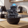 Lucktree Tabletop Water Fountain with LED Lights