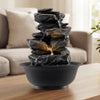 Lucktree Tabletop Water Fountain with LED Lights
