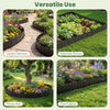Lucktree 70 Pcs Garden Landscape Edging Border with Interlocking Panels