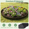 Lucktree 70 Pcs Garden Landscape Edging Border with Interlocking Panels