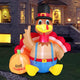 Lucktree 6 FT Thanksgiving Inflatable Turkey, Lighted Thanksgiving Decorations for Lawn, Garden, Party