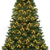 7 FT Pre-Lit Artificial Christmas Tree, 1188 Hinged Branch Tips