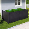 122cm x 95cm Air Conditioner Fence 2 Panels, Outdoor Privacy Fence with Metal Ground Stakes