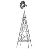 8ft Steel Windmill, Farmhouse Windmill Decoration with Directional Vane