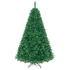 6 FT Artificial Christmas Tree Hinged Spruce with 650 Tips Foldable Metal Stand