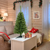 3FT Artificial Christmas Tree, Premium Mini Xmas Pine Tree with Stand Base Thicken Tips