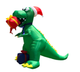6Ft Christmas Inflatable Dinosaur, Indoor & Outdoor Christmas Decoration w/ Built-in LED Lights & Powerful Blower