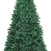 LuckTree Hinged Christmas Tree PVC Artificial Tree Home Holiday Décor w/Metal Stand (7.5 FT)