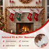 9FT Pre-lit Artificial Christmas Garland, Christmas Garland with 35 Warm White LED Lights