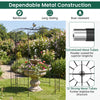 Birdcage Shape Gazebo, Garden Arch Trellis w/Hanging Hook for Climbing Plants