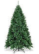 7.5 FT Full-bodied Douglas Christmas Tree, New PVC Hinged Xmas Douglas Tree with Metal Base