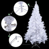 White Christmas Tree with Solid Metal Legs Perfect for Holiday Indoor and Outdoor Decoration