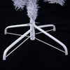 White Christmas Tree with Solid Metal Legs Perfect for Holiday Indoor and Outdoor Decoration