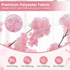 6.5FT Artificial Cherry Blossom Tree, Faux Pink Cherry Plant with Sturdy PE Trunk & Cement-Filled Nursery Pot