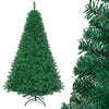 5/6/7/8 FT Artificial Christmas Tree, Unlit Full Xmas Pine Tree with 350/650/950/1138 Branch Tips & Folding Metal Stand