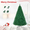 5/6/7/8 FT Artificial Christmas Tree, Unlit Full Xmas Pine Tree with 350/650/950/1138 Branch Tips & Folding Metal Stand