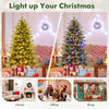 6FT Prelit Artificial Christmas Tree, Hinged Christmas Tree with 350 LED Lights