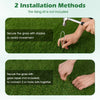 Realistic Artificial Turf Grass, 6 x 10 FT Artificial Synthetic Fake Grass with Drainage