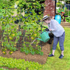 74" Raised Bed Cucumber Trellis, Outdoor Garden Trellis w/Netting, PE-Coated Metal Plant Support for Climbing Vegetables