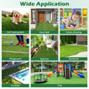 6x10 FT Artificial Grass Turf Rug, Thick Fake Lawn with Drainage Holes