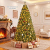 7 FT Pre-Lit Artificial Christmas Tree, 1188 Hinged Branch Tips