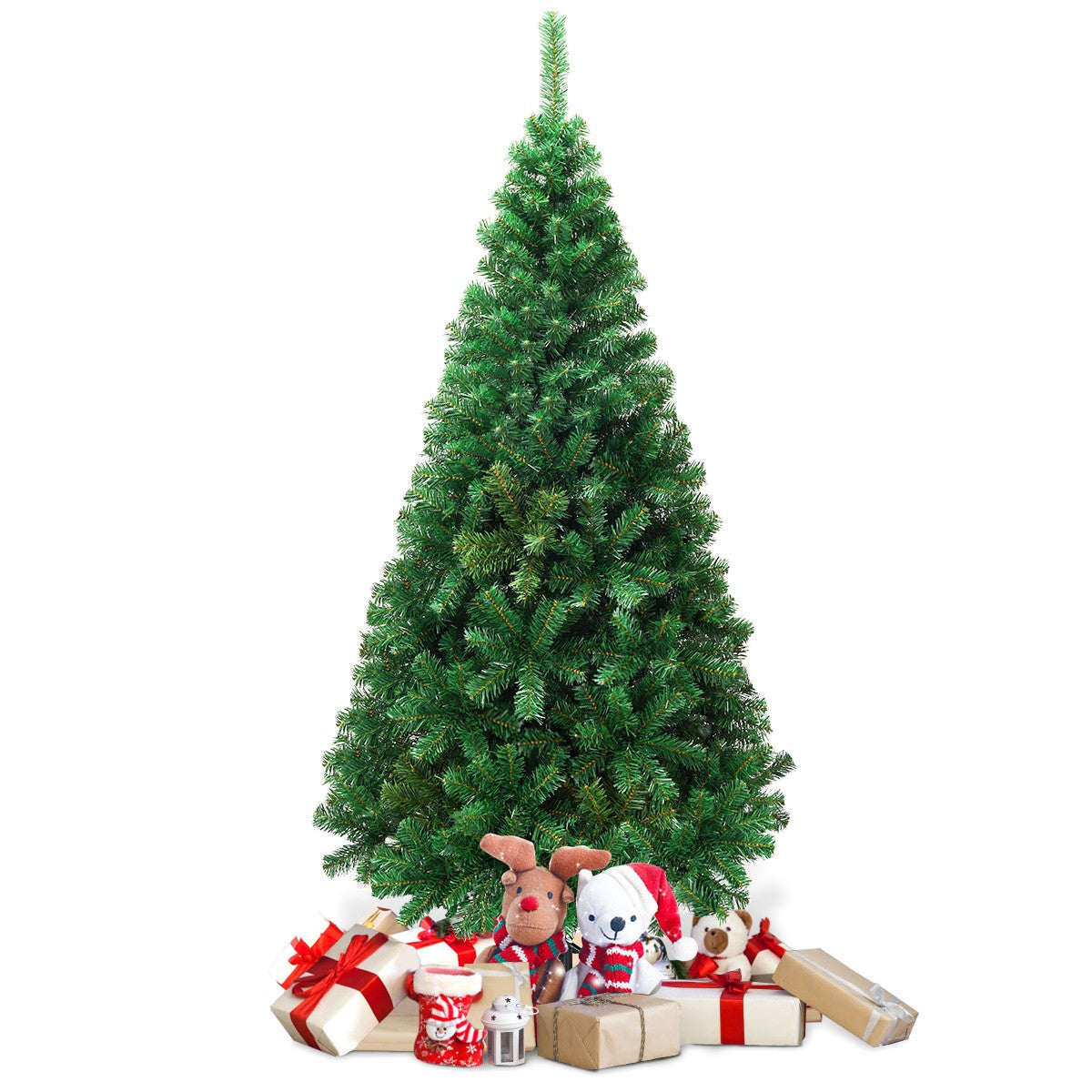 Artificial Christmas Tree with Solid Metal Stand - LucktreeUS