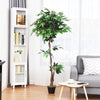 4/5.5/6FT FICUS Silk Leaf Artificial Tree - LucktreeUS