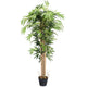 Fake Bamboo Tree Artificial Greenery Plants in Nursery Pot Decorative Trees for Home - LucktreeUS