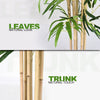 Fake Bamboo Tree Artificial Greenery Plants in Nursery Pot Decorative Trees for Home - LucktreeUS