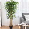 Fake Bamboo Tree Artificial Greenery Plants in Nursery Pot Decorative Trees for Home - LucktreeUS