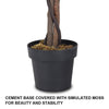 6FT Fake Wisteria Tree Artificial Greenery Plants in Nursery Pot Decorative Trees for Home - LucktreeUS