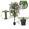 6FT Fake Wisteria Tree Artificial Greenery Plants in Nursery Pot Decorative Trees for Home - LucktreeUS