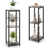 Lucktree 3 Tier Tall Plant Stand Indoor, 36 Inch Corner Plant Holder with Metal Frame