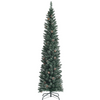 Lucktree Artificial Pencil Christmas Tree, Snow Flocked Slim Xmas Tree - LucktreeUS