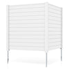 Lucktree Air Conditioner Fence 2 Panels - 48''W x 48''H Outdoor Privacy Screen with Upgraded Metal Stakes