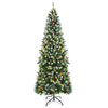 Snow Flocked Artificial Hinged Xmas Tree