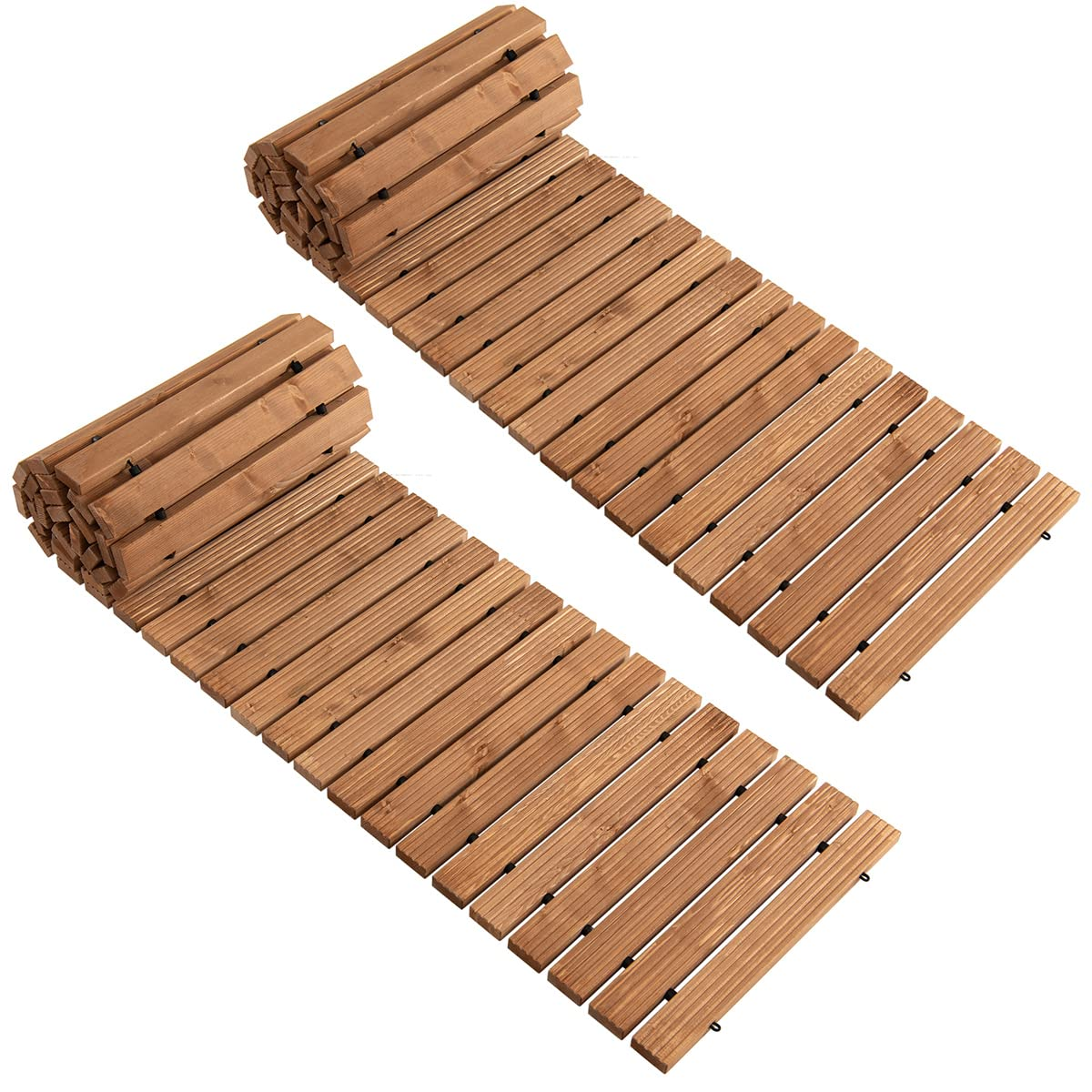 Lucktree 8ft Wooden Garden Pathway