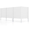 Lucktree Air Conditioner Fence 2 Panels - 48''W x 48''H Outdoor Privacy Screen with Upgraded Metal Stakes