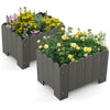Lucktree 2 Pack Rectangular Planter Box