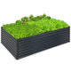 Lucktree Galvanized Raised Garden Bed