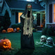 Lucktree 5.3 FT Halloween Animatronics Standing Hunchback Witch Decorations