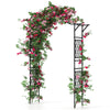 Lucktree Garden Arch Trellis 67''W x 83''H Metal Arbor