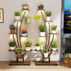 Lucktree Plant Stand Indoor  8-Tier 62" Tall Corner Metal Plant Shelf for Multiple Plants