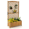 Planter Raised Bed with Trellis - Lucktree